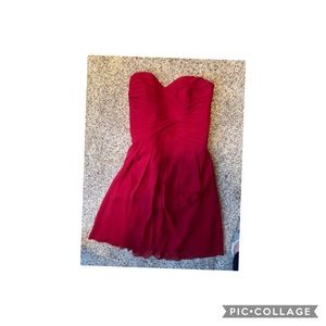 David’s bridal 8 berry dress